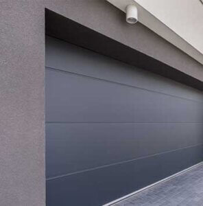 Garage door hardware detail