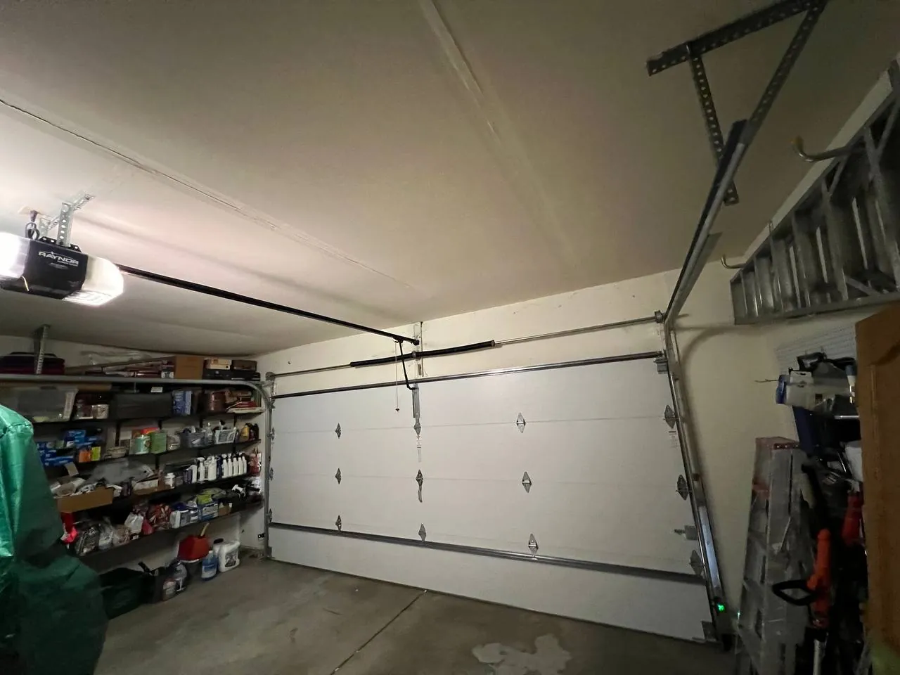 Garage door opener installation