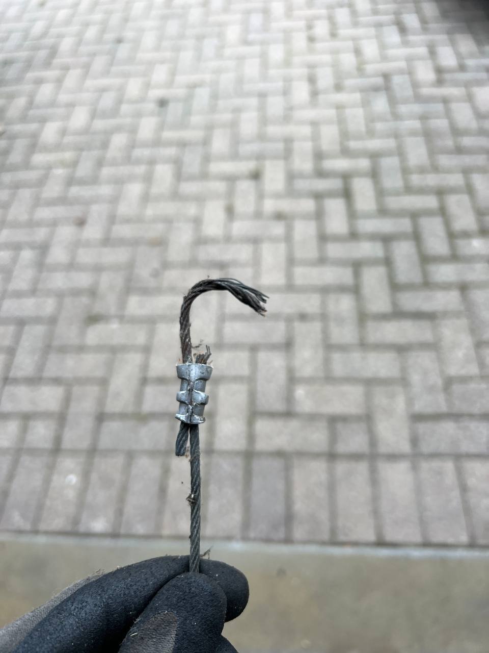 Garage door cable replacement